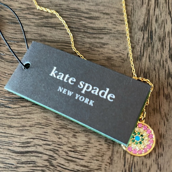 Kate Spade Multi Color Pendant Necklace NWT - Picture 3 of 6